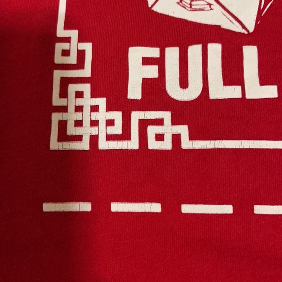 adidas NYC Pick-Up Chinese Take-Out Red Graphic Tee-Small - Picture 9 of 10